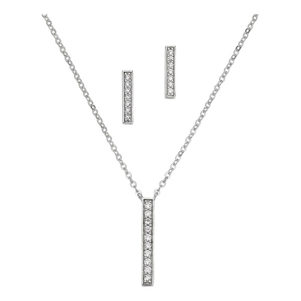 Set Silber Zirkonia