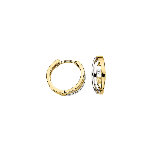 Creolen Gold Zirkonia