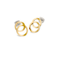 Ohrstecker Titan Doppel Ring Ohrstecker Titan Doppel Ring