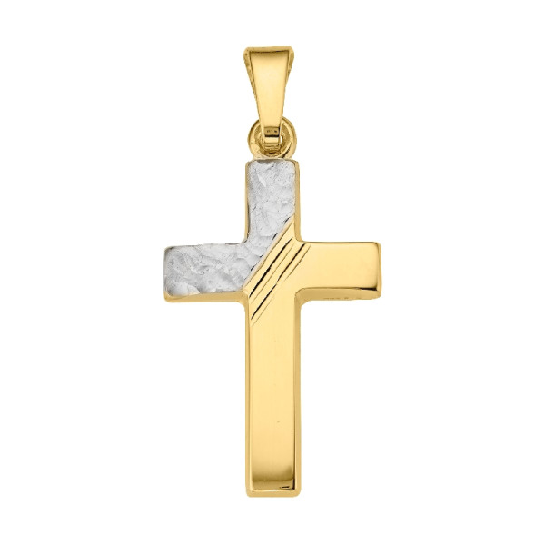 Anhänger Gold Kreuz