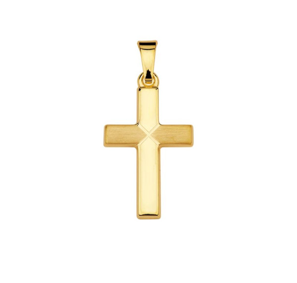 Anhänger Gold Kreuz
