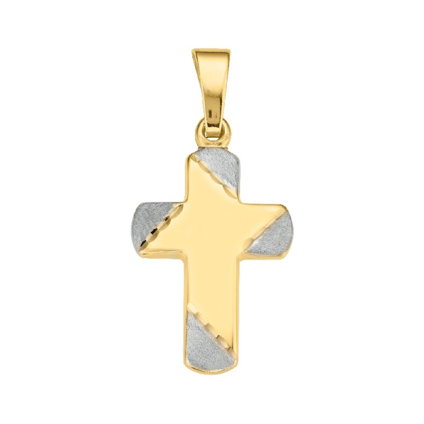 Anhänger Gold Kreuz