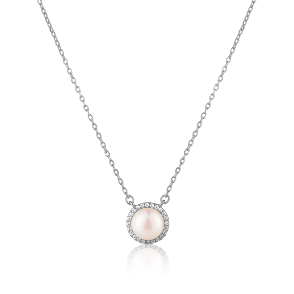 Collier Silber Perle