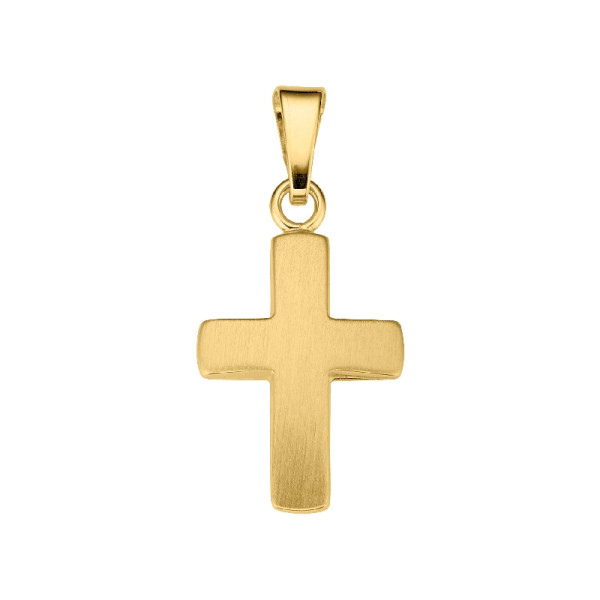 Anhänger Gold Kreuz