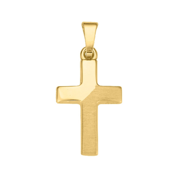 Anhänger Gold Kreuz