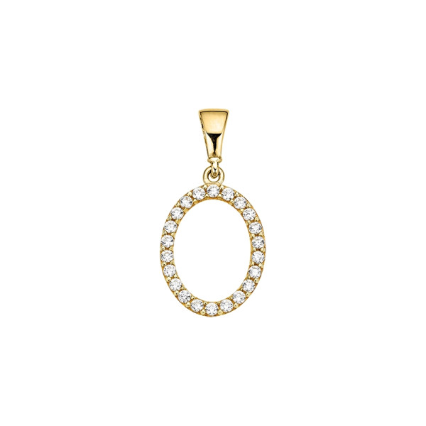 Anhänger Gold Zirkonia