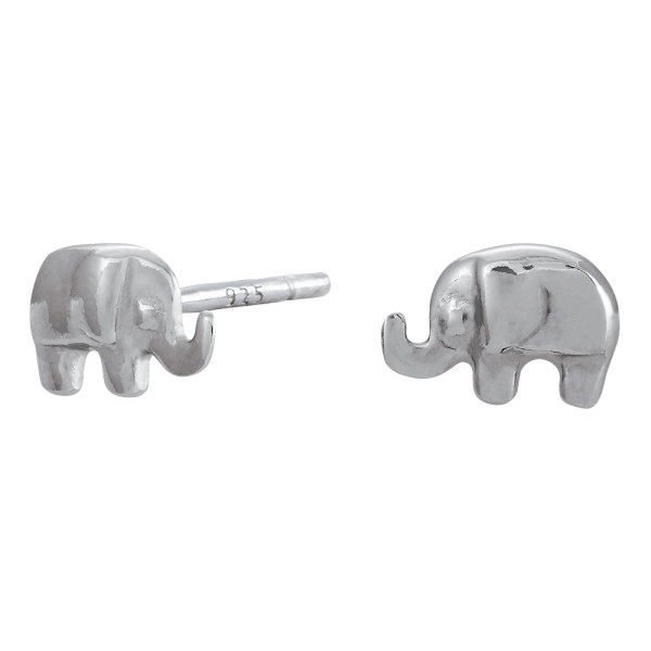 Ohrstecker Silber Elefant