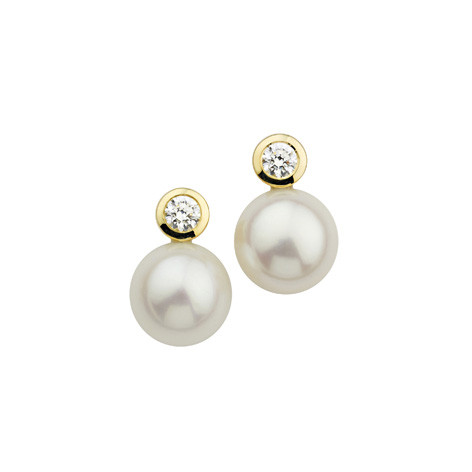 Ohrstecker Gold Perlen