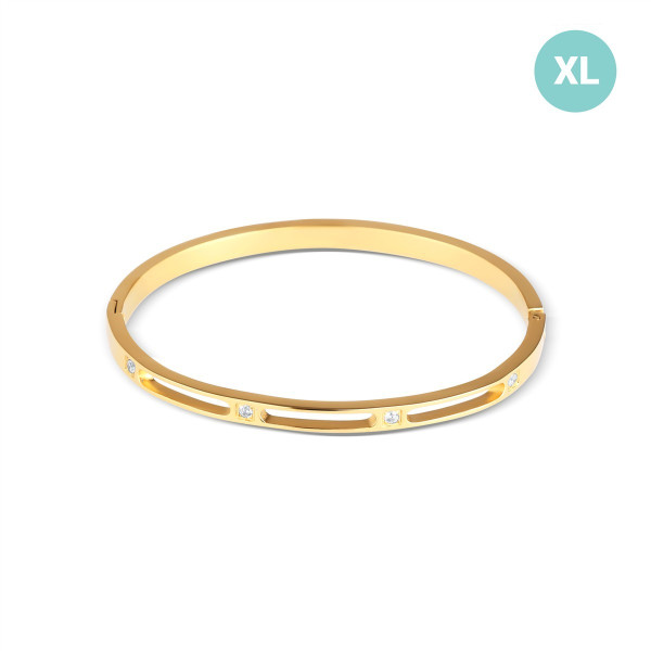 Armreif Edelstahl Zirkonia