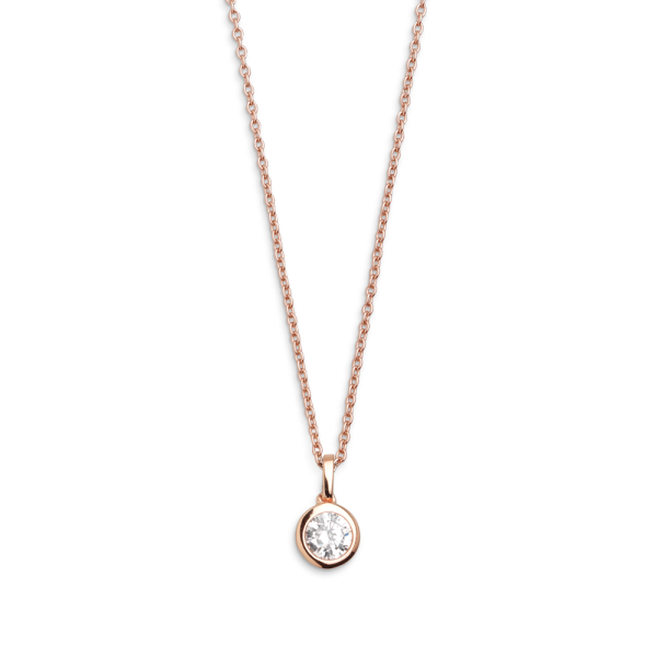 Collier Silber rose vergoldet