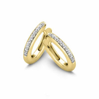 Creolen Silber Zirkonia Creolen Silber Zirkonia