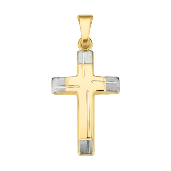 Anhänger Gold Kreuz