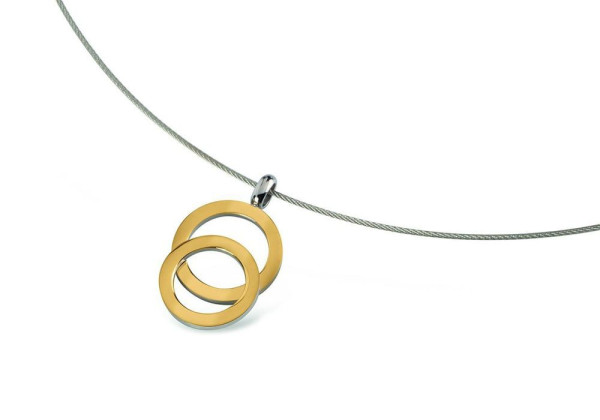 Anhänger Titan Doppelt Ring
