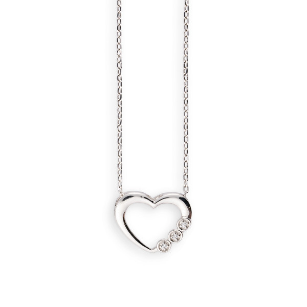 Collier Gold Herz Brillanten