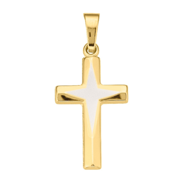 Anhänger Gold Kreuz